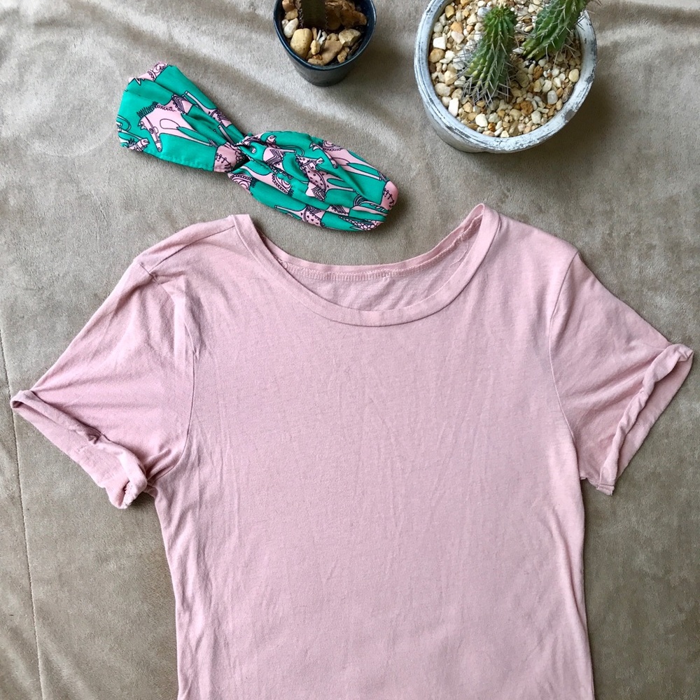 🍬F21 Cuffed T Shirt Bodysuit🍬