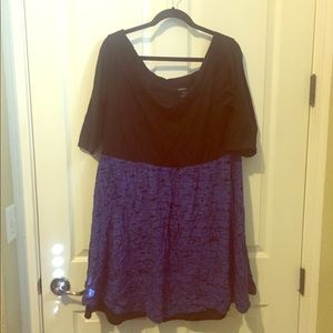 Torrid off shoulder dress