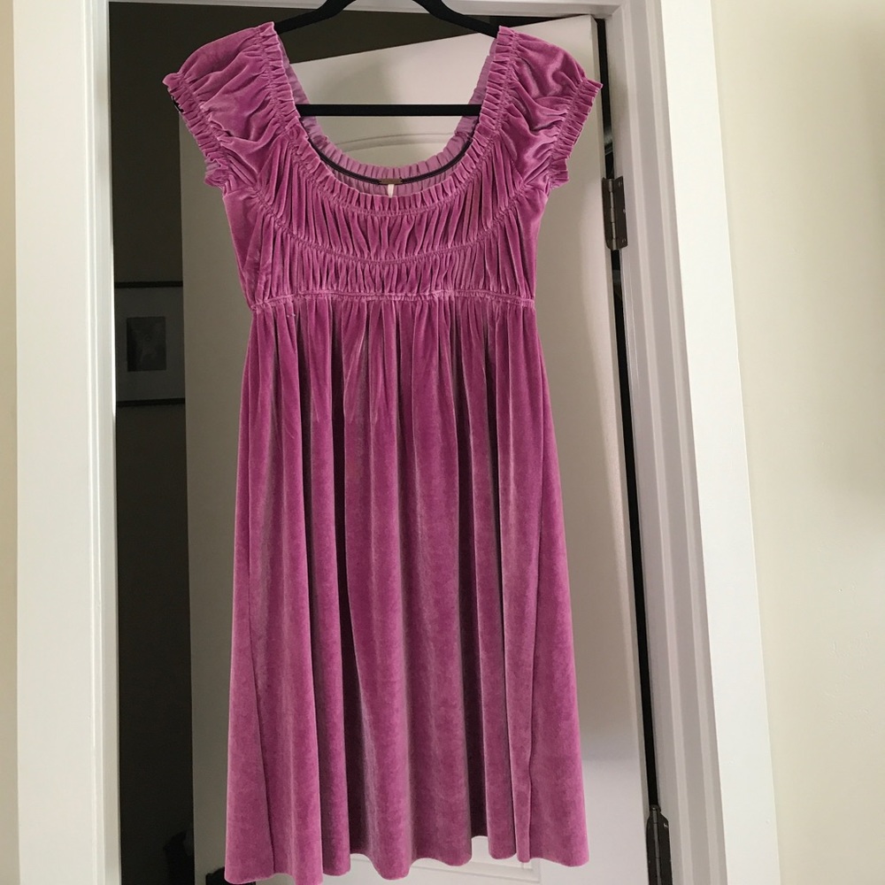 Free people velvet dress