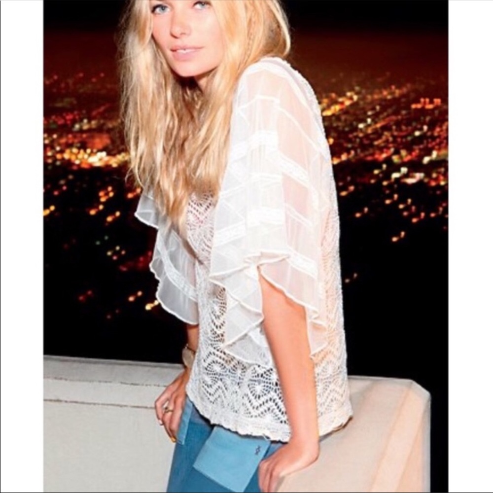 Free people romantic lace top