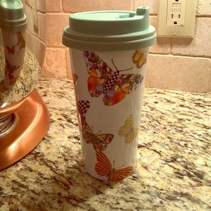 Never Used McKenzie Child's Travel Mug