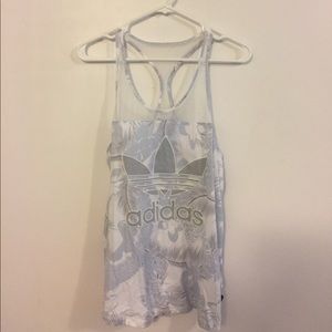 Adidas mesh tank top