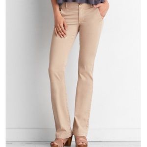 American Eagle Khaki Bootleg Pant