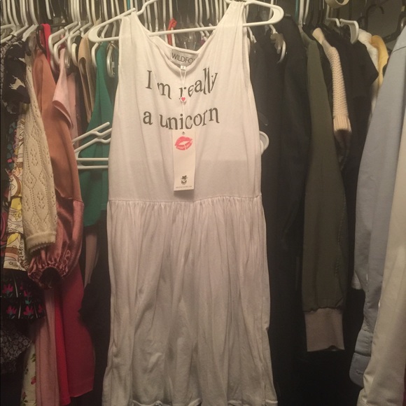 Wildfox 90’s Babydoll Dress I’m a Unicorn - Picture 5 of 5