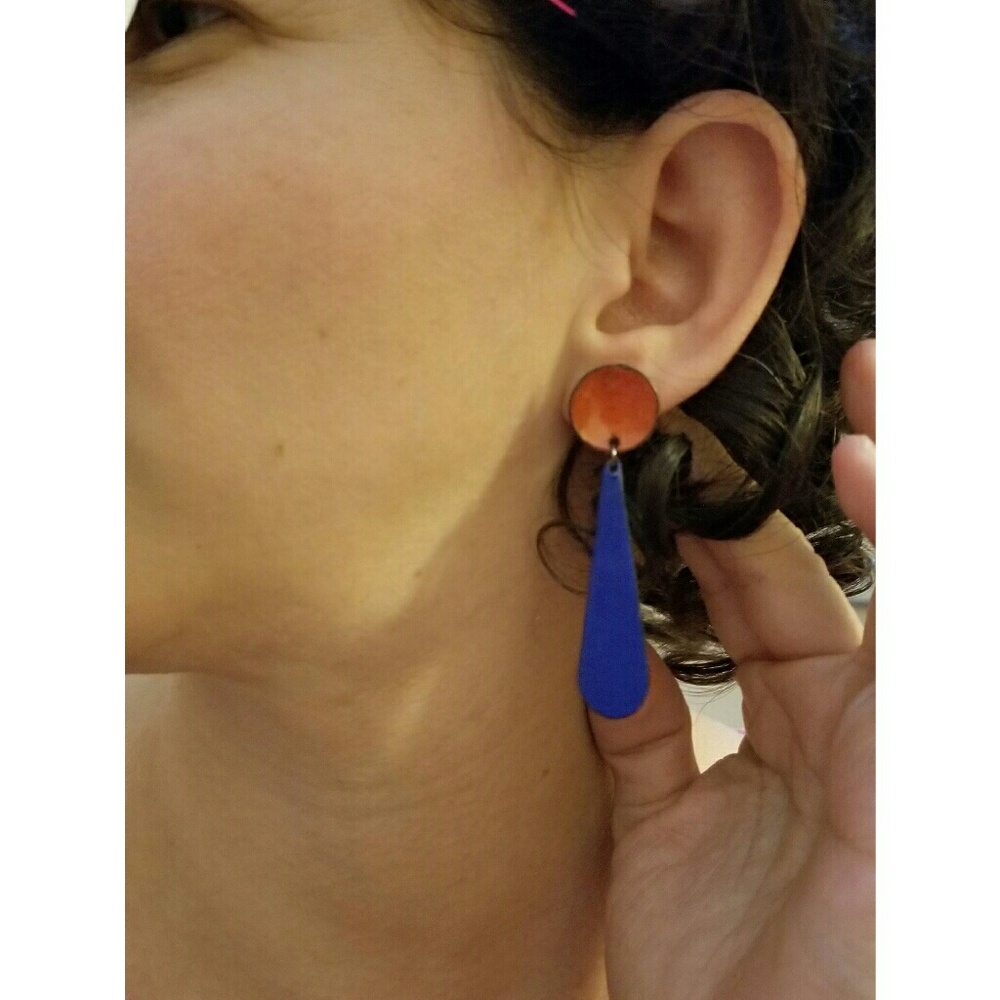 Colorful​ Enamel Earrings