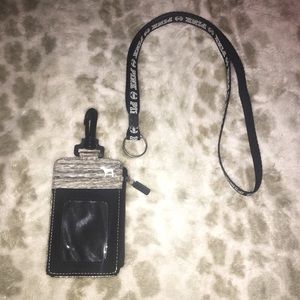 Victoria Secret lanyard and card holder