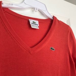 Lacoste V Neck Sweater. Only Worn 2x.