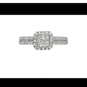 Diamond halo-down $60.00