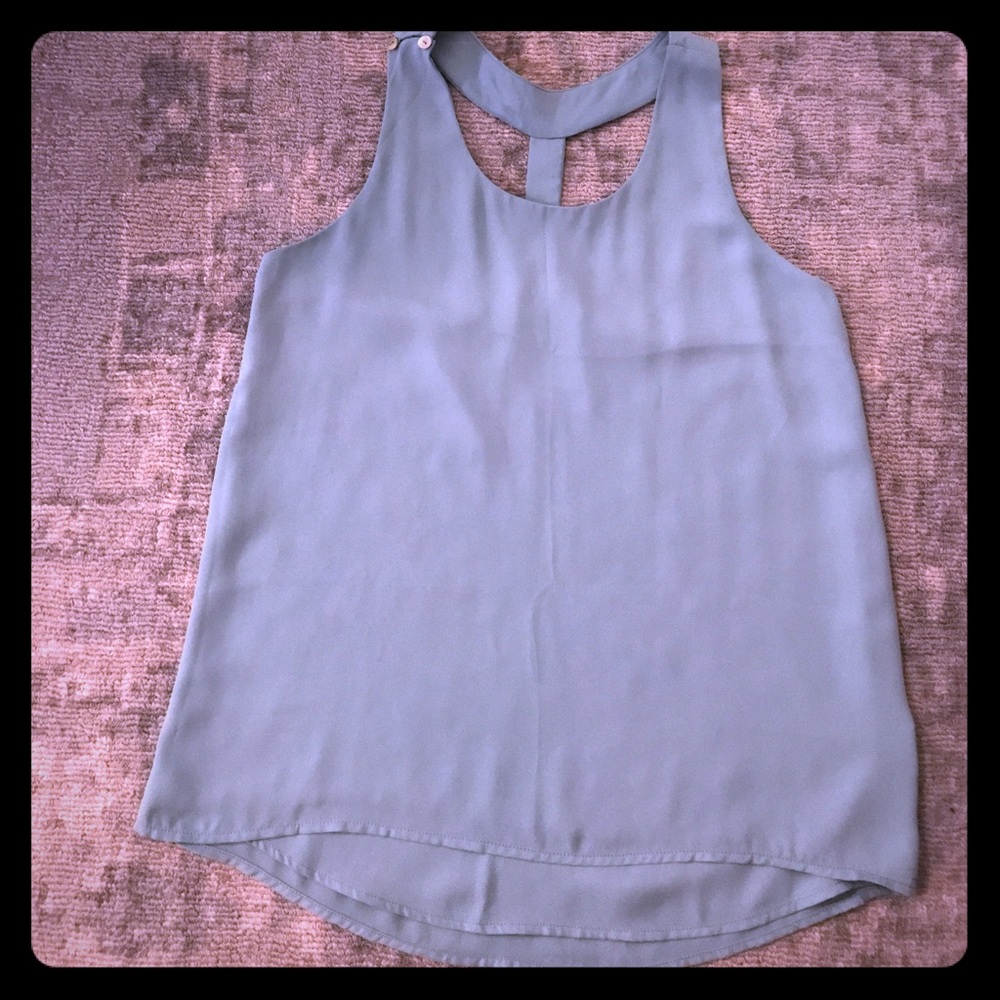 Stitch Fix Button Detail, T-Back Tank.