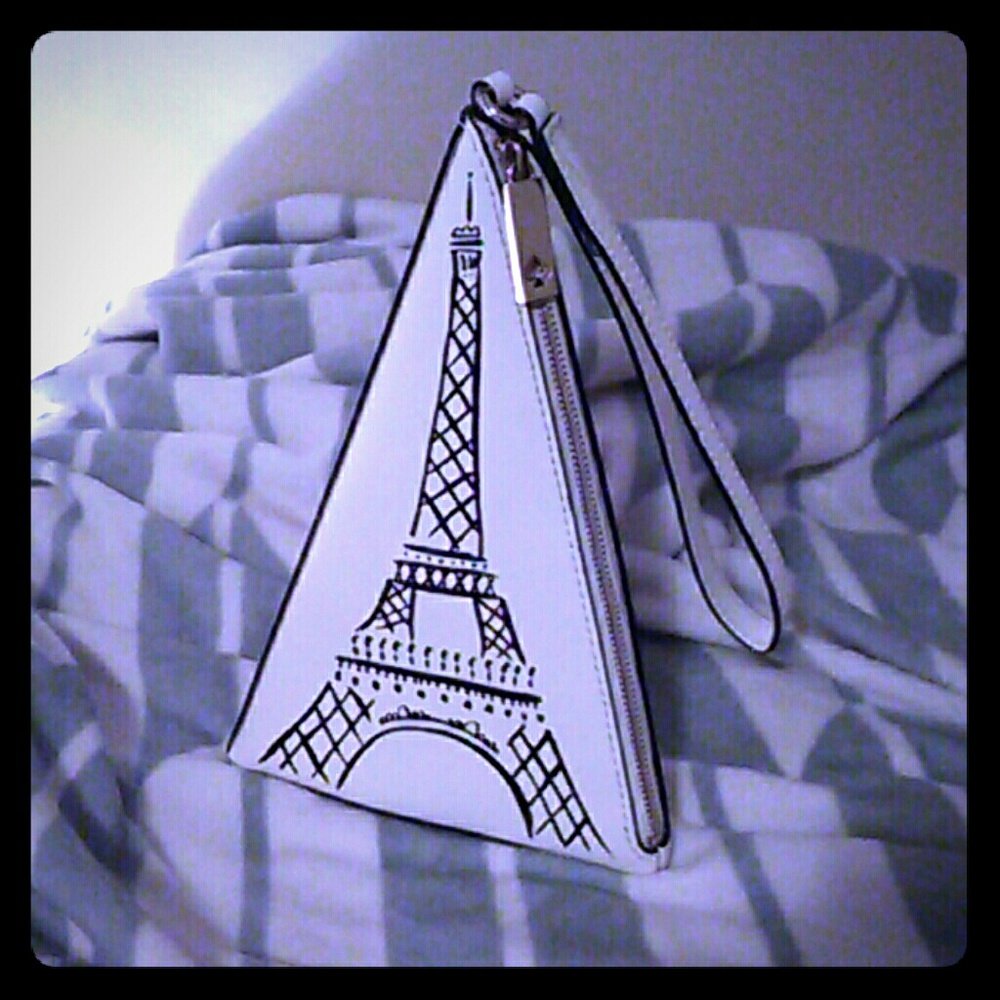 RARE Kate Spade 'Eiffel Tower' Wristlet