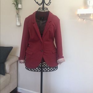 H&M burgundy Blazer