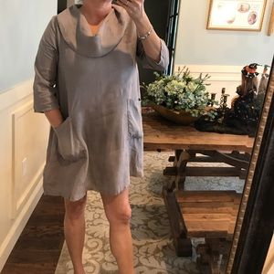 Beautiful Gray Linen tunic/dress