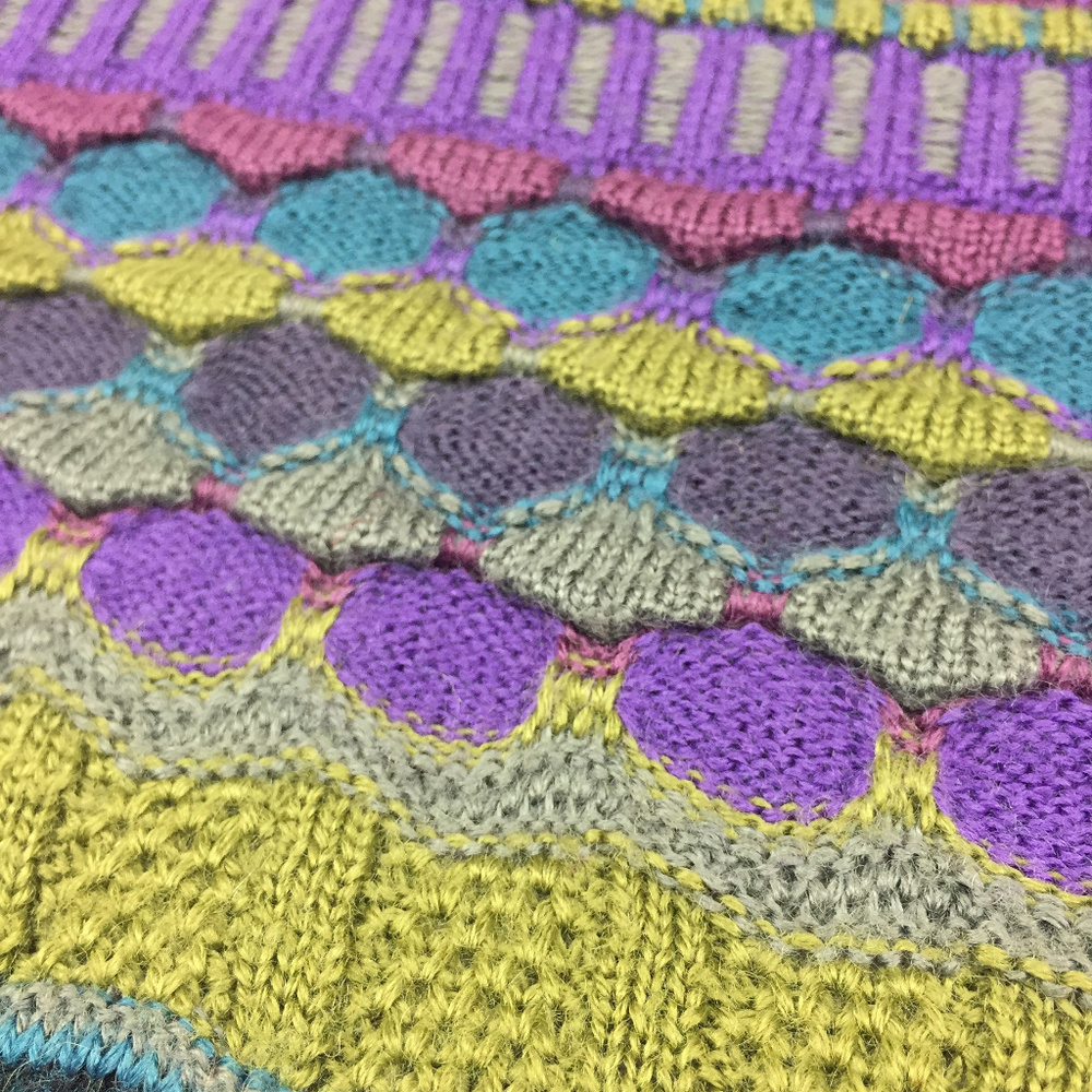 Vintage Descente Colorful 90's Thick Sweater - Picture 3 of 8