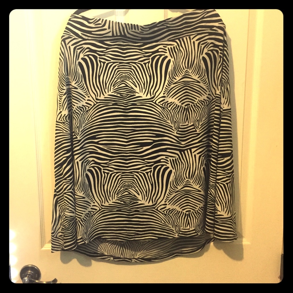 Merona zebra skirt PRICE DROP