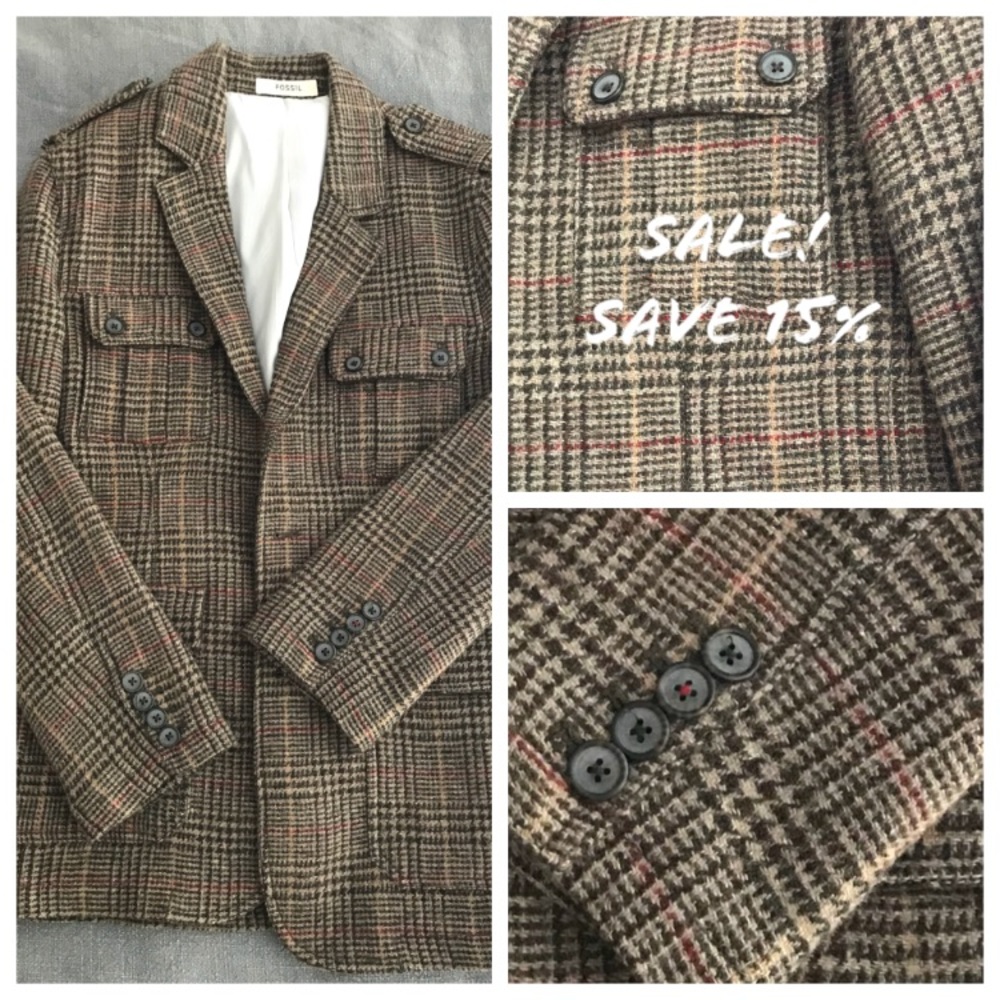 M Fossil Blazer 💼
