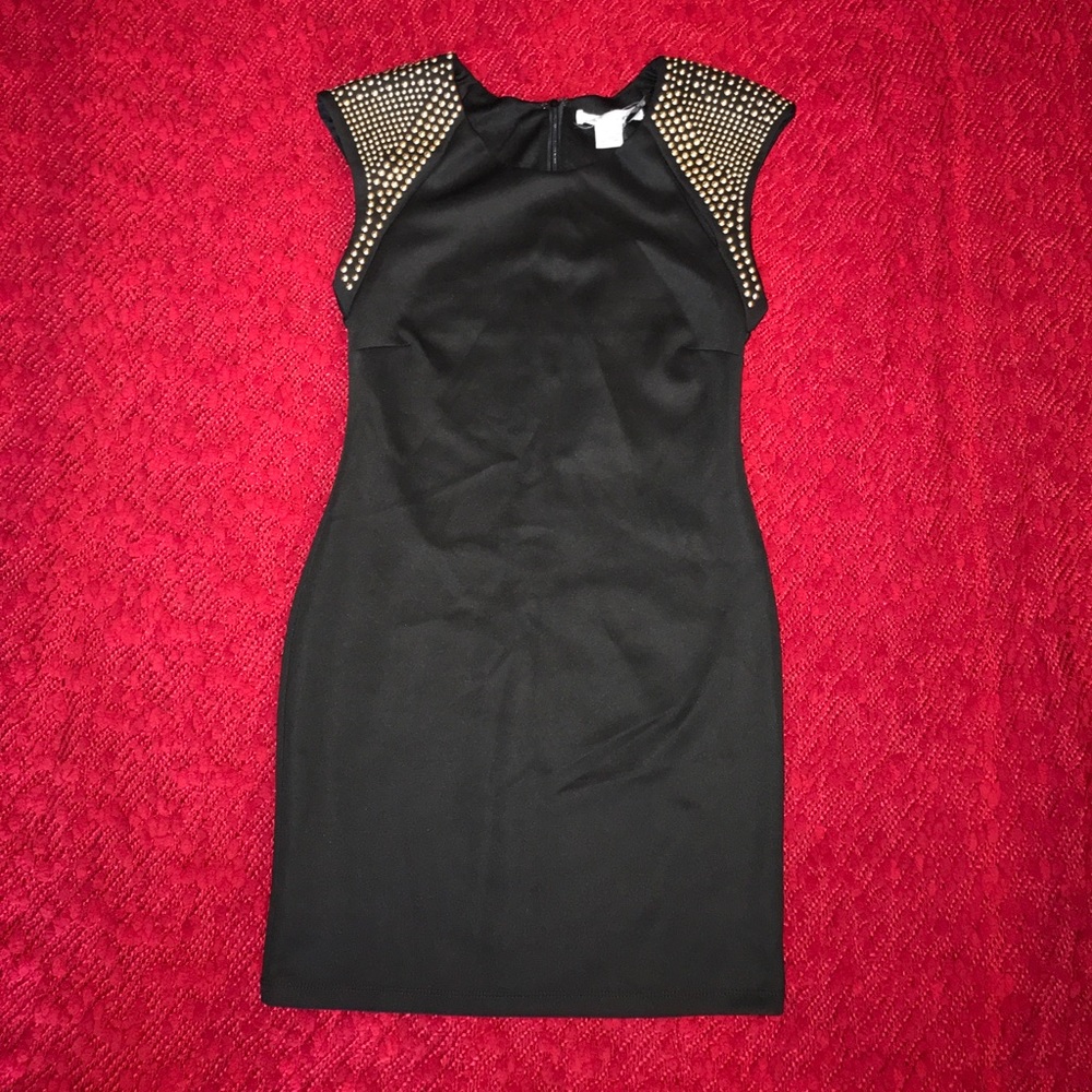 Black dress.