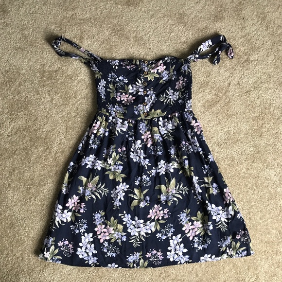 NWT American Eagle Floral Sweetheart Dress - Picture 1 of 4