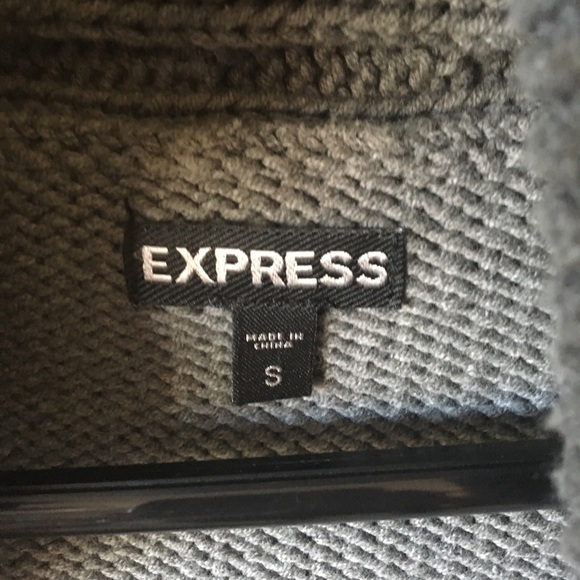 Express Gray Sweater - worn once for family photos - Picture 3 of 3