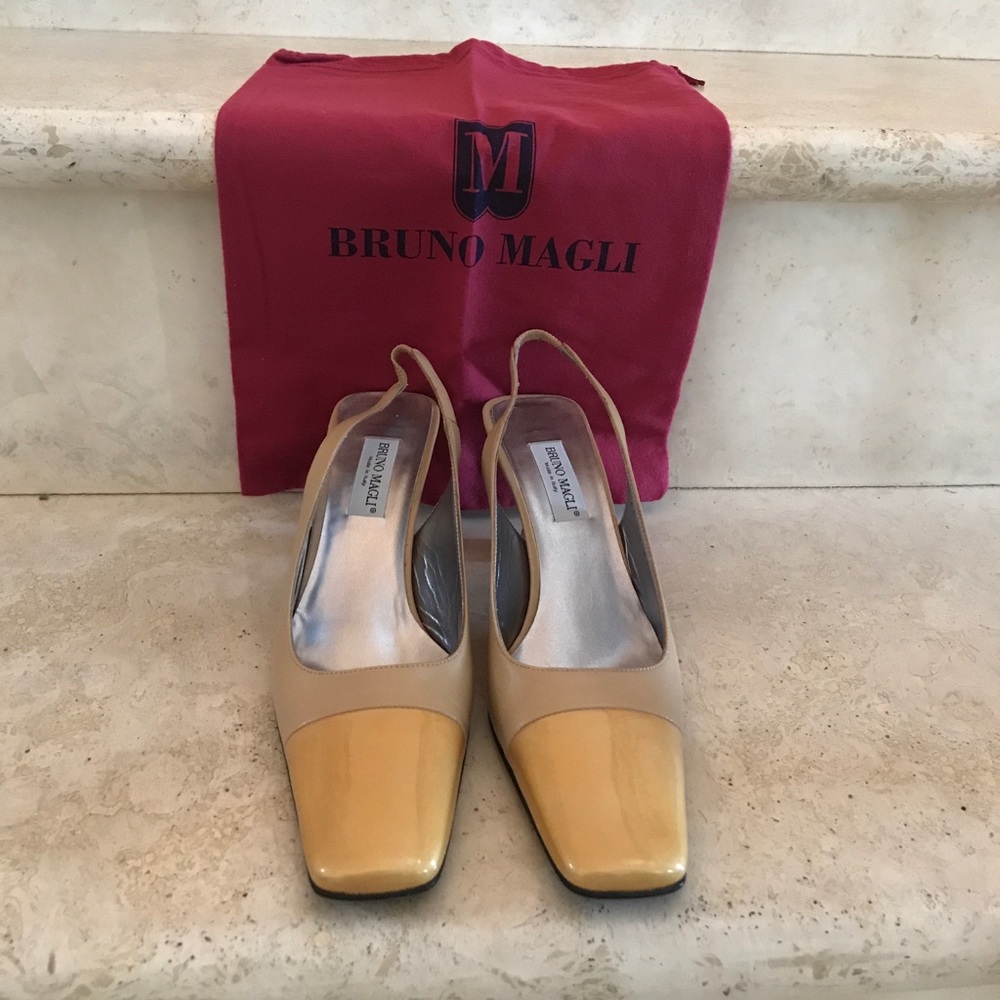 Bruno Magli slingback heels 7.5 AA