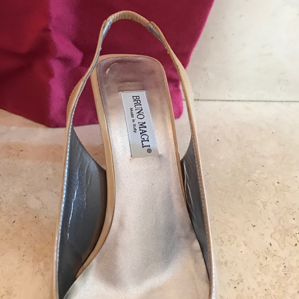 Bruno Magli slingback heels 7.5 AA - Picture 4 of 4