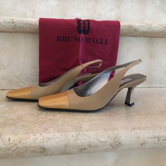 Bruno Magli slingback heels 7.5 AA - Picture 2 of 4