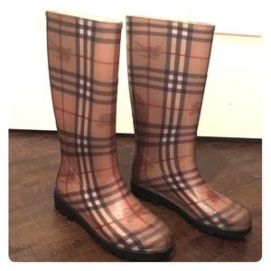 Authentic Burberry Rain Boots