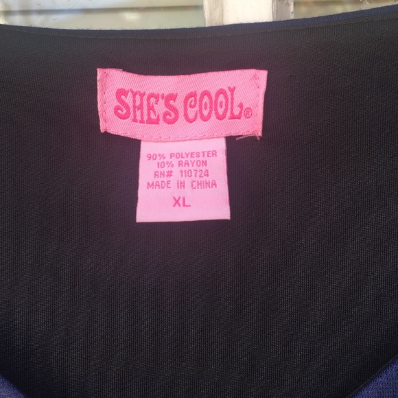 NWOT She's Cool Chevron pattern Dress XL - Picture 3 of 4