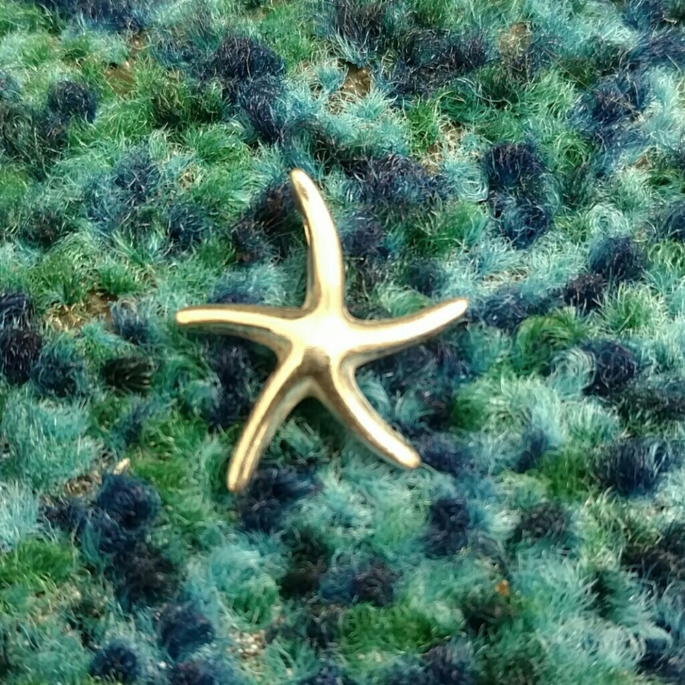 Starfish pendant Sterling silver 925