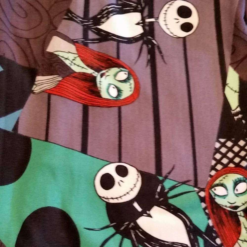 LULAROE NBC JACK AND SALLY LEGGINGS