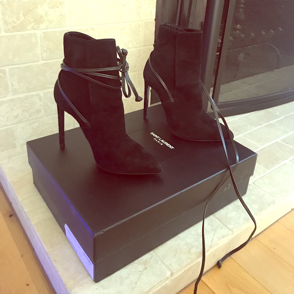 Saint Laurent Black Boot