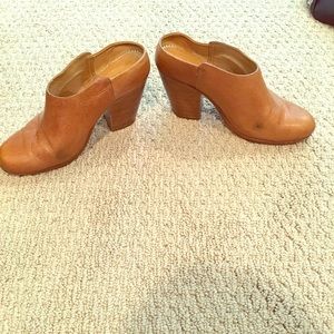 Rag & bone camel leather mules