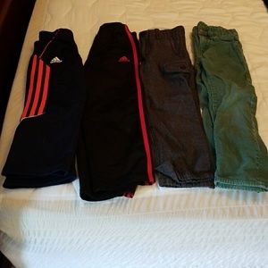 Bundle of 4T pants Adidas and baby gap