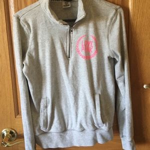 Victoria's Secret PINK pull over three quarter zip