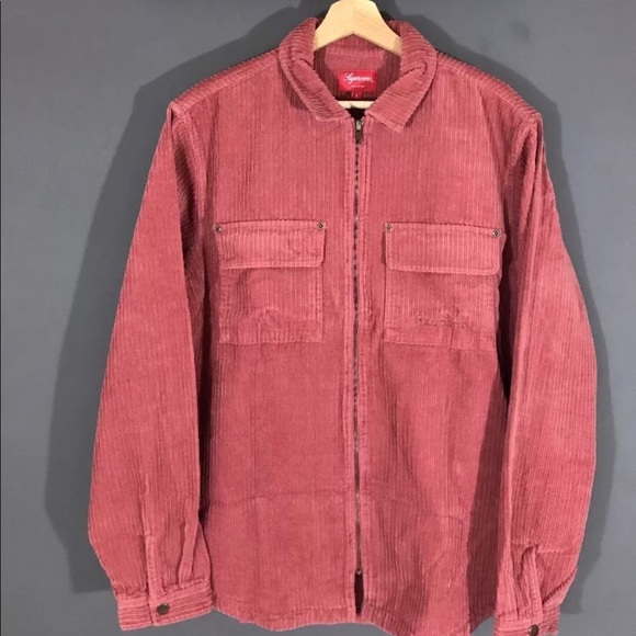 Supreme 100% Authentic men’s CORDURO Zip Shirt