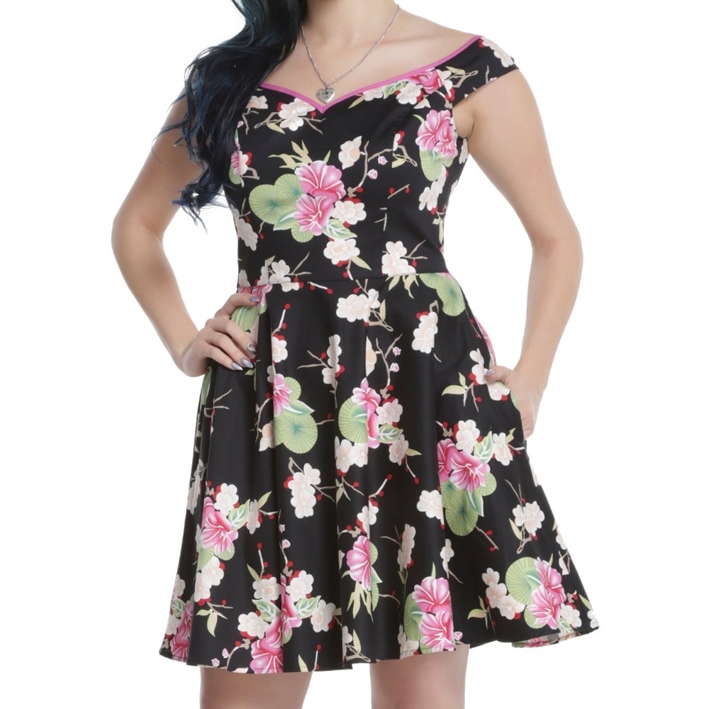 NWT Hell Bunny Freya Mini Dress