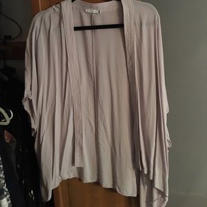 Lilac shrug from Aritzia
