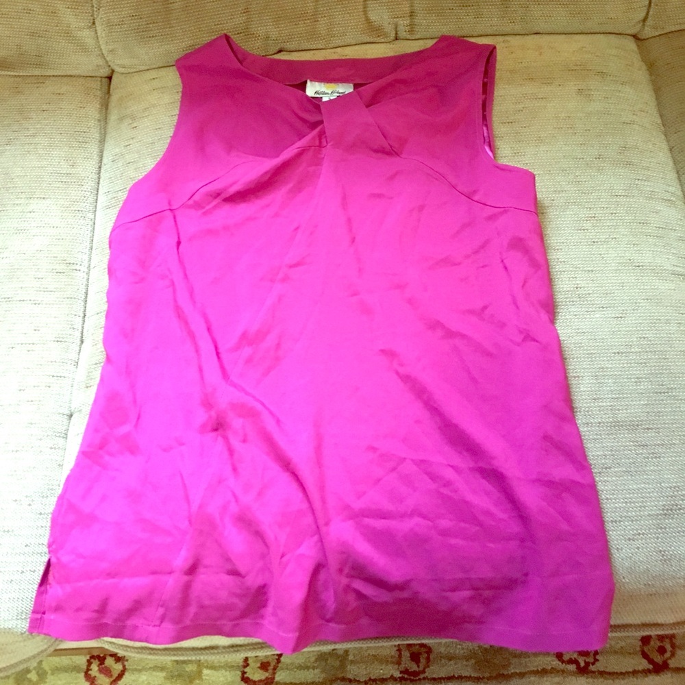 Pink business casual tank