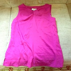 Pink business casual tank