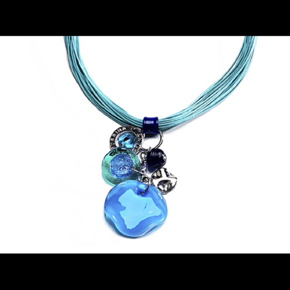 Antica Murrina Murano Glass Charm Necklace