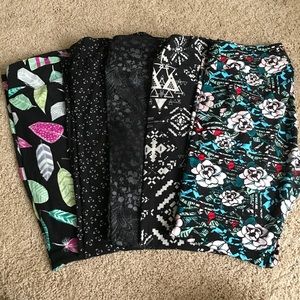 LuLaRoe TC print leggings