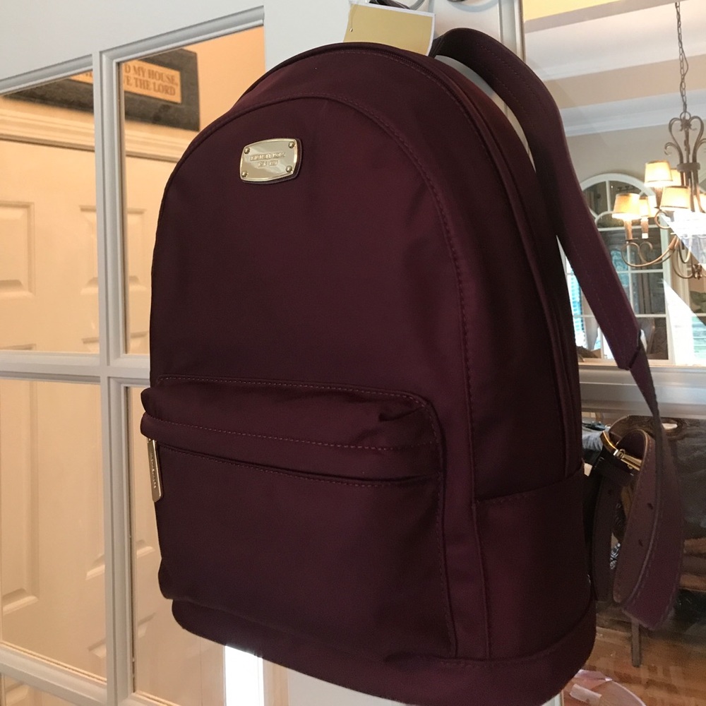 Michael Kors Plum Backpack - Picture 2 of 8