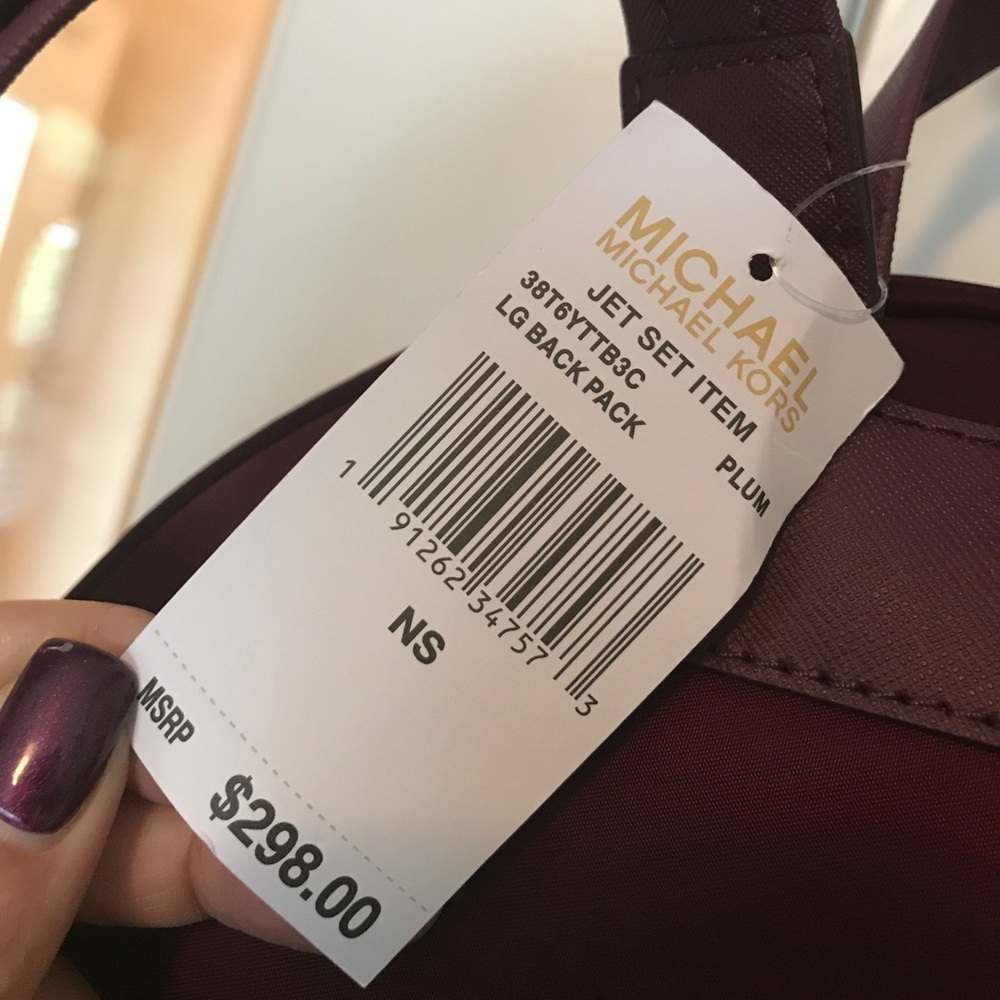 Michael Kors Plum Backpack - Picture 4 of 8