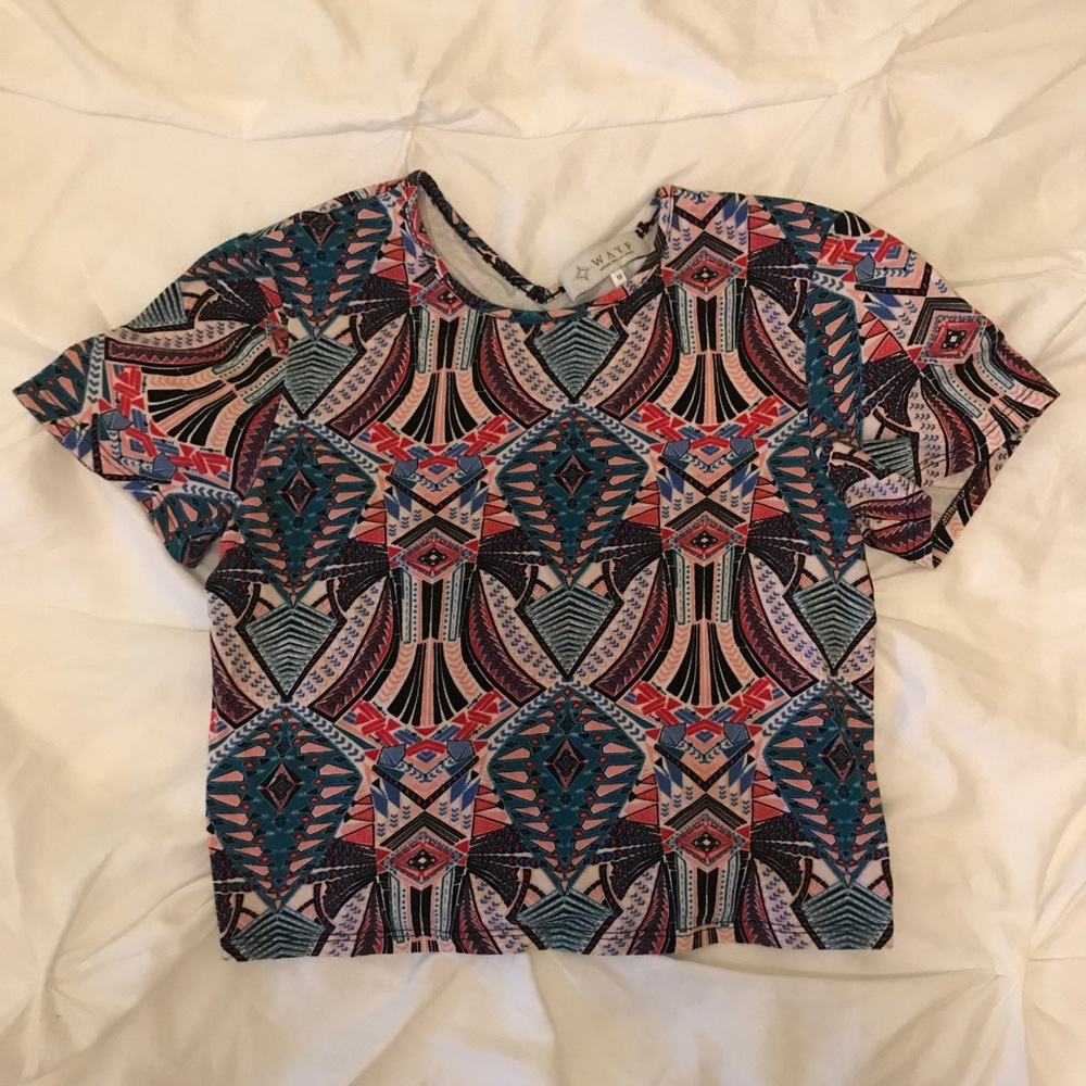 Fun Print Crop Top 🍭