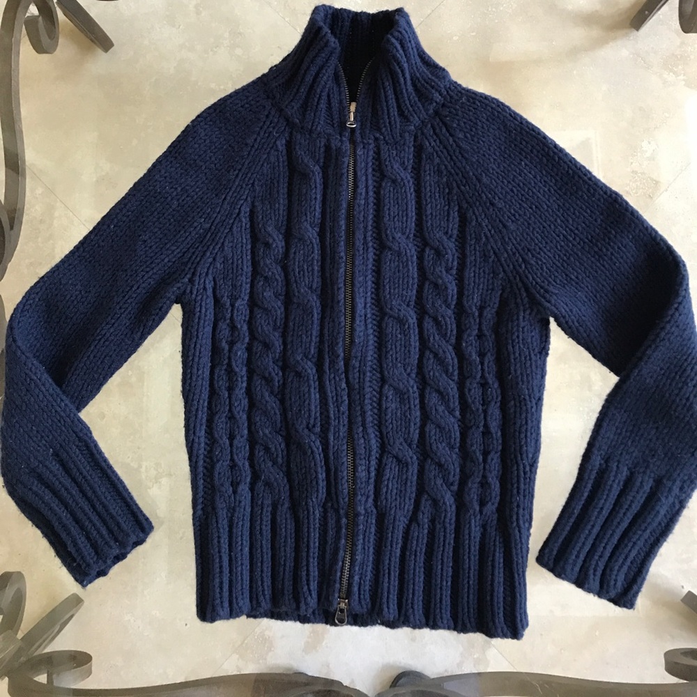 Vintage Abercrombie cable wool sweater