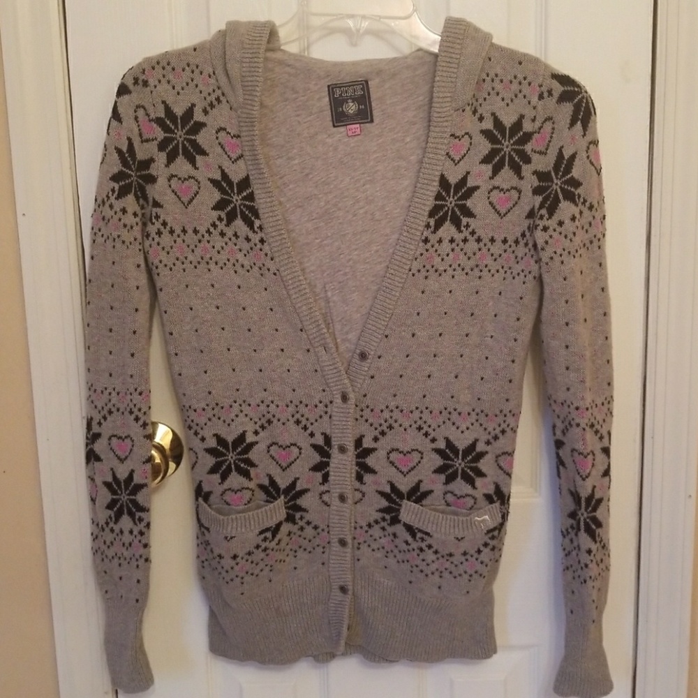 "PINK" Long Sleeve Printed Sweater