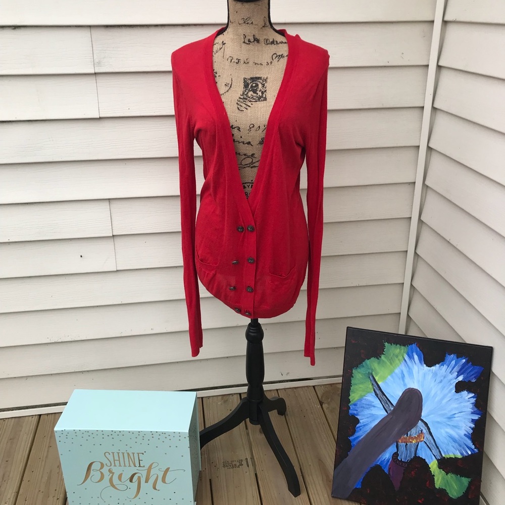 Red Lightweight Sweater