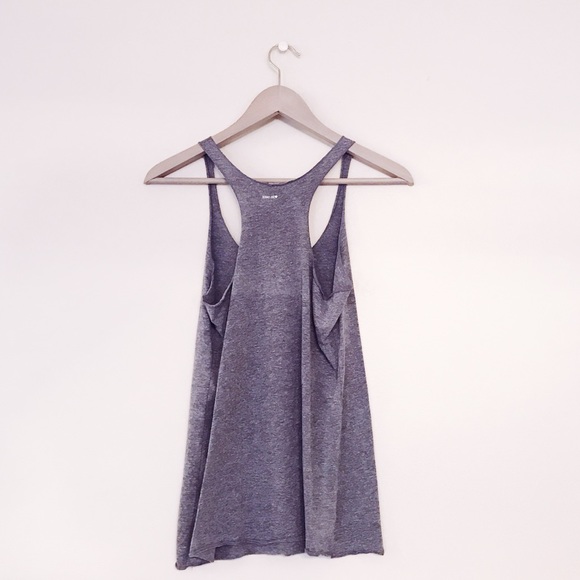 SOSHELBIE Inhale Exhale Heather Gray Workout Tank - Picture 3 of 4