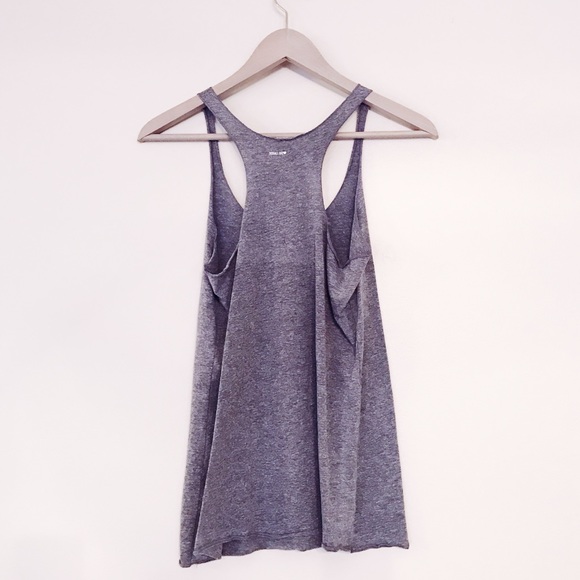 SOSHELBIE Inhale Exhale Heather Gray Workout Tank - Picture 4 of 4