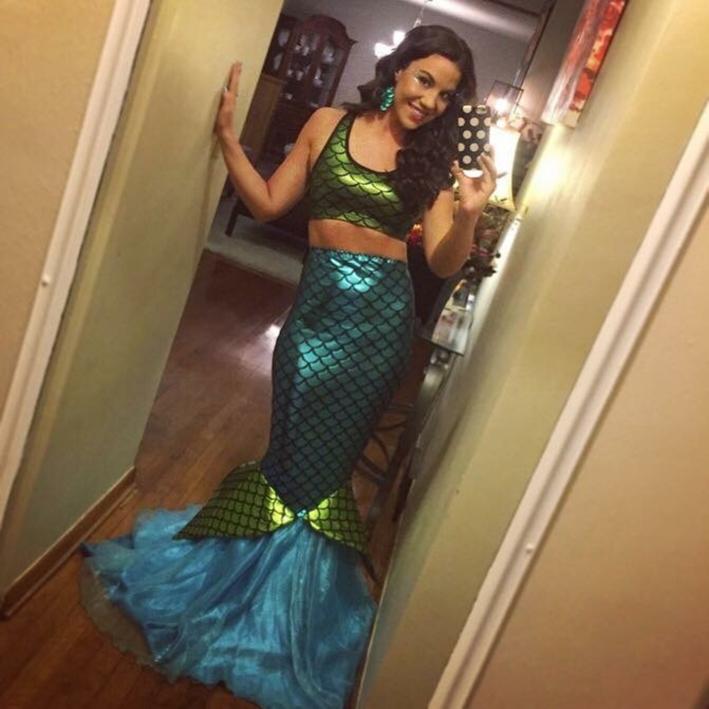 Mermaid Halloween Costume - Can ship ASAP