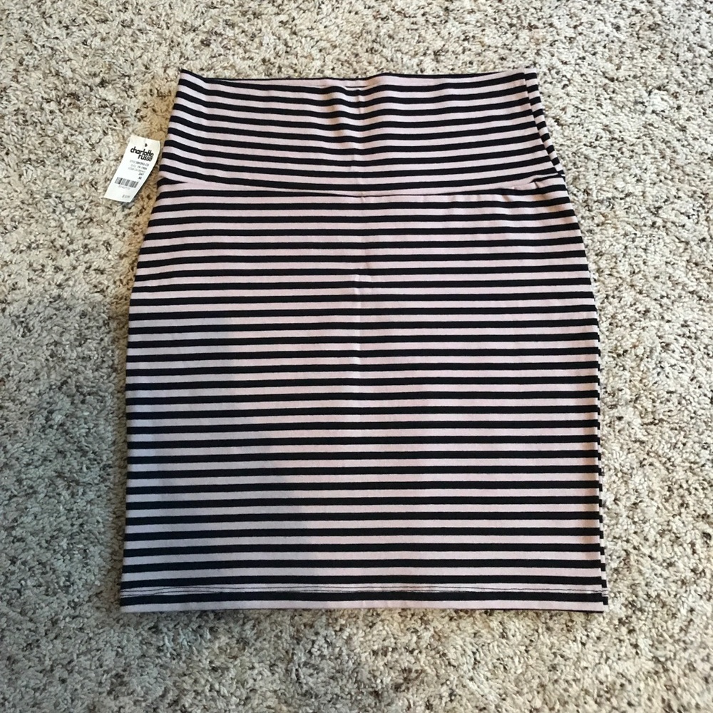 Striped Mini Skirt